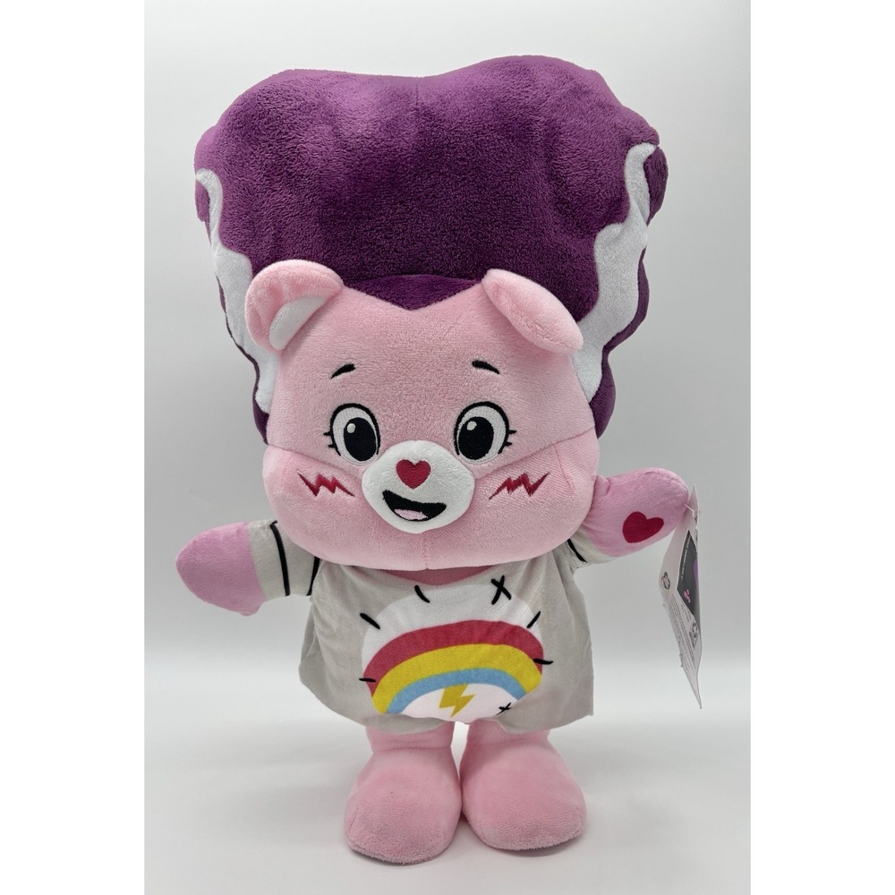Care Bears x Monsters Cheer Bear As Bride Of Frankenstein Holloween Greeter